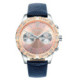 VICEROY Reloj de Moda para mujer color oro rosa con correa de piel  y cristales Swarovski 42244-95 ible