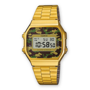 Reloj retro camouflage CASIO unisex A168WEGC-5EF