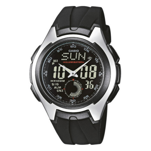 Correa original color negro para el reloj Casio AQ-160W-1B, AQ-163W-1B