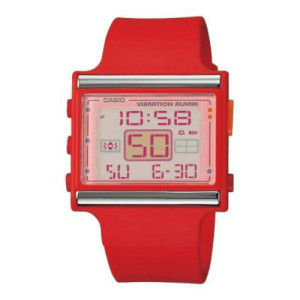 Casio correa original color rojo para el reloj  LDF-10-4A