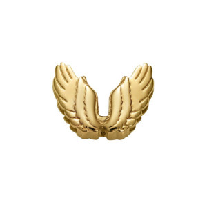Motivo dorado forma de alas para pulsera