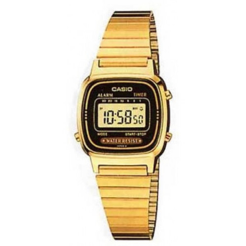 Reloj retro vintage de moda para mujer color dorado CASIO LA670WEGA-1EF