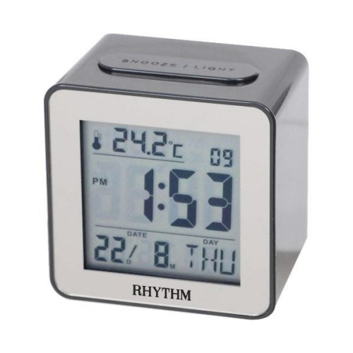 Despertador Digital con calendario en Español RHYTHM Japan LCT076NR02