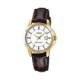 Reloj Señora Casio dorado con correa de piel LTP-V004GL-7A