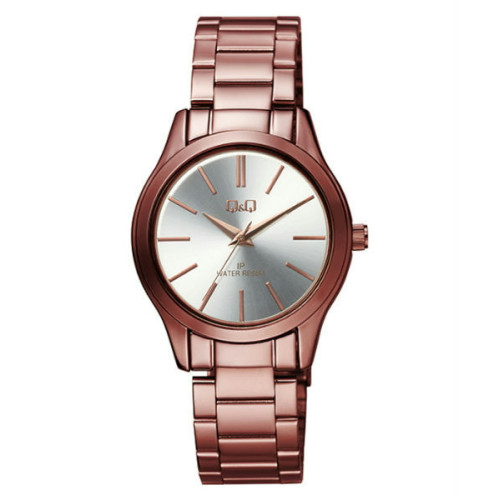 Reloj de moda color marron metalizado para mujer de Q&Q fabricado por Citizen QZ29J411Y