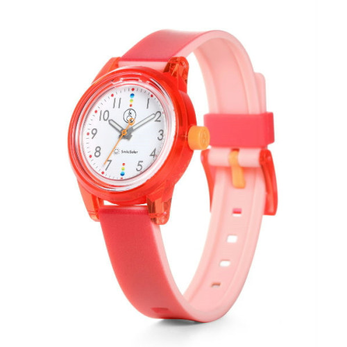 Reloj SmileSolar color rojo con numeros para chicos y mujeres RP29J011Y