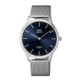 Relojes Q&Q de moda Acero Sumergible Hombre con esfera azul S306J212Y