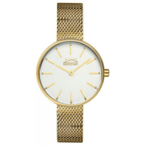 Reloj con cadena malla color dorado para mujer SLAZENGER SL.09.6168.3.01