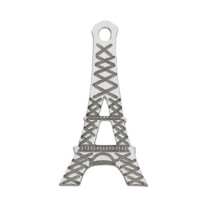 Abalorio plata Torre Eiffel