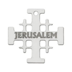 Abalorio plata Jerusalem