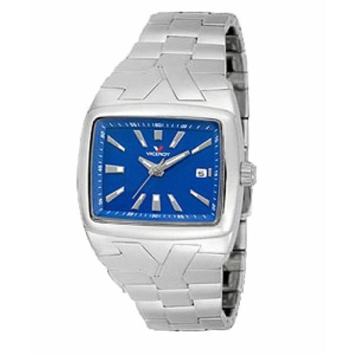 Reloj Cuadrado caballero esfera Azul Viceroy sumergible 40235-38