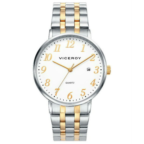 Reloj Pulsera Viceroy 42235-94 Caballero Bicolor Sumergible con nuemros