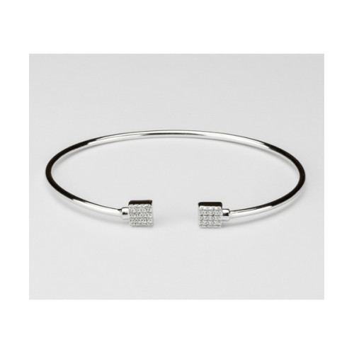 Pulsera Plata Rigida Circonitas LARRÉ PLATA