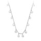 Collar Plata Rodio Circulos -MAMA-