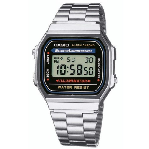 Reloj retro vintage CASIO de moda  A168WA-1YES