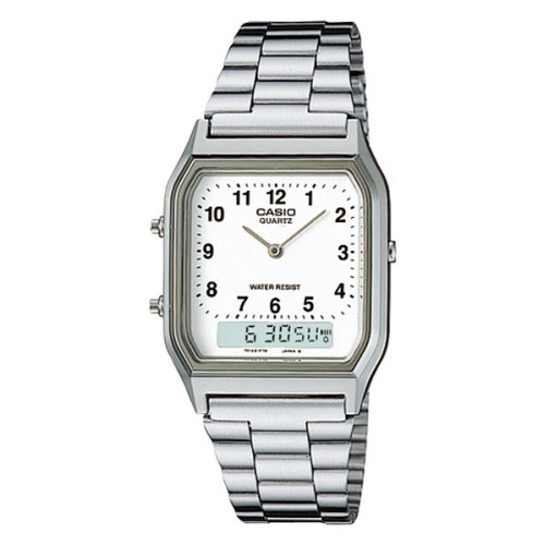 Reloj retro plateado Analógico-digital CASIO AQ-230A-7BMQYES