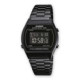 Reloj retro vintage CASIO sumergible con luz color negro ionizado B640WB-1BEF