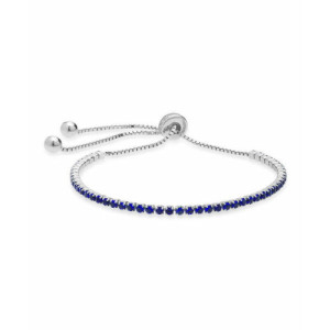 Pulsera Plata WULFJEFF Circonitas Zafiro LUXENTER