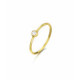 Anillo solitario oro 18k con diamante