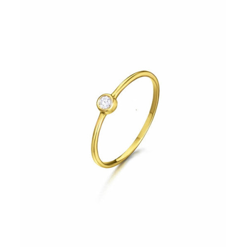 Anillo solitario oro 18k con diamante