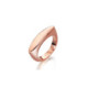 Anillo liso tono rosa LeCarré