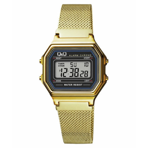 Reloj retro dorado malla  Q&Q M173J027Y