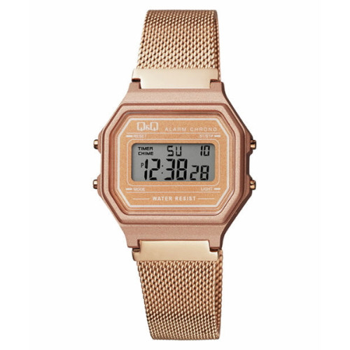 Reloj retro malla oro rosa Q&Q M173J030Y