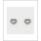 Pendientes Plata Corazón Circonitas LARRÉ PLATA