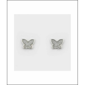 Pendientes Plata Mariposa Circonitas LARRÉ PLATA