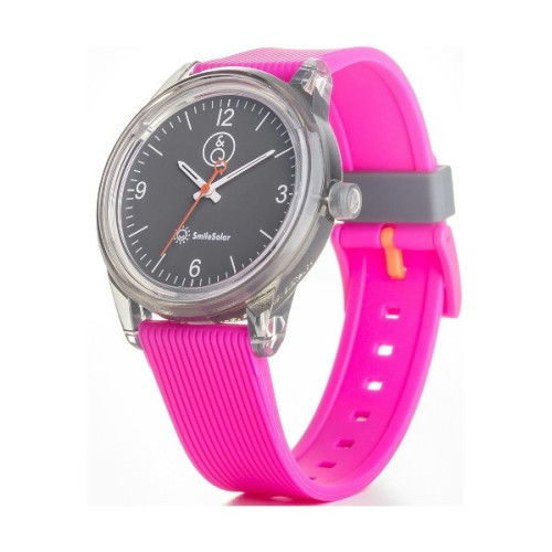 Reloj SmilSolar color fucsia sumergible unisex RP10J010Y