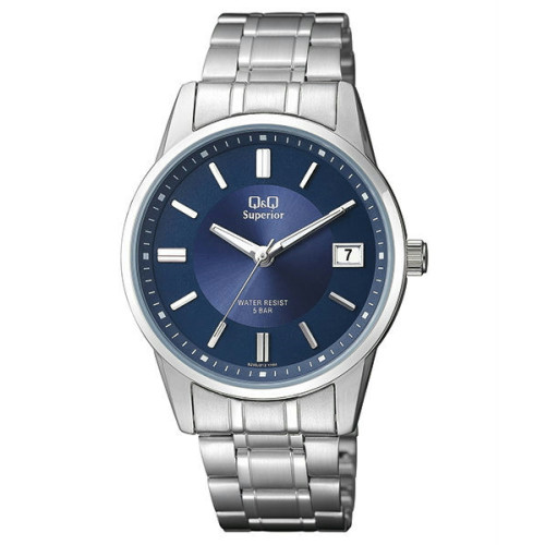 Reloj Caballero con Calendario y esfera azul Q&Q S290J212Y