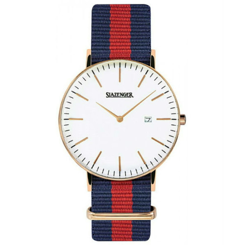 Reloj retro de moda para hombre y mujer unisex con correa de nylon Slazenger SL.09.1980.1.17