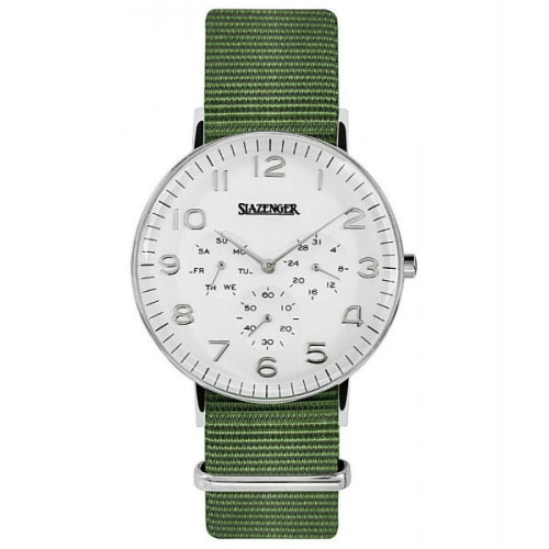 Reloj retro de moda para hombre y mujer unisex con correa de nylon Slazenger SL.09.1982.2.02