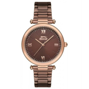 Reloj de vestir para mujer color chocolate SLAZENGER SL.09.6150.3.03