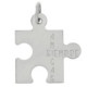 Abalorio plata Pieza Puzzle