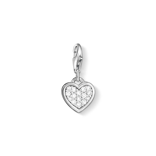 Abalorio Charm Thomas Sabo corazón brillante