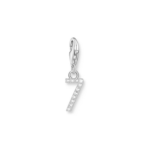 Colgante charm plata Thomas Sabo número Siete 7