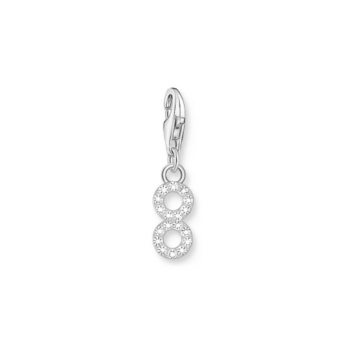 Colgante charm plata Thomas Sabo número Ocho 8