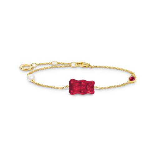 Pulsera Thomas Sabo x Haribo osito rojo.