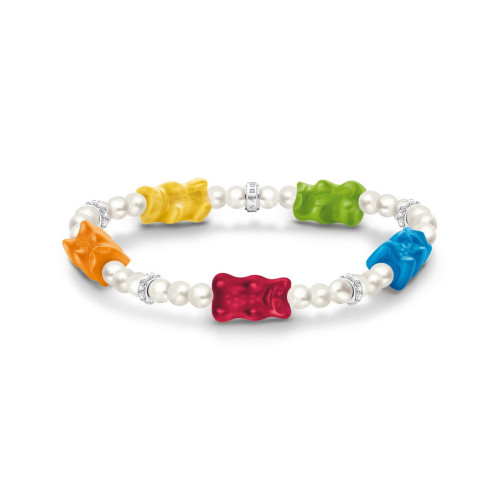 Pulsera perlas Thomas Sabo x Haribo ositos colores