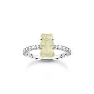 Anillo Thomas Sabo x Haribo osito blanco mini