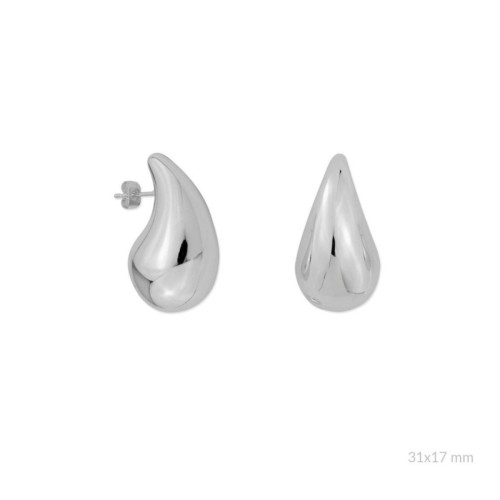 Pendientes gota de Acero 320224A