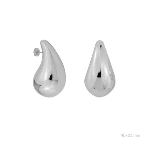 Pendientes gota de Acero 320226A