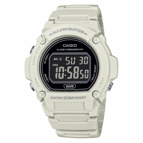 Reloj digital para hombre CASIO W-219HC-8BV