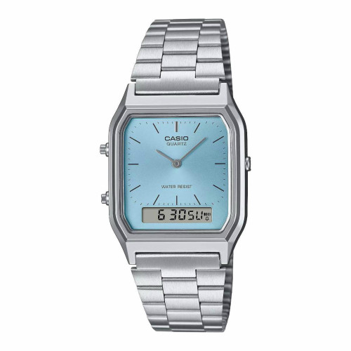 Reloj retro analógico-digital Casio AQ-230A-2A1MQY