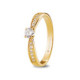 Anillo de compromiso en oro amarillo 18k 74A0108Z