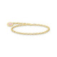 Pulsera plata dorada para charms Thomas Sabo X2088-427-39