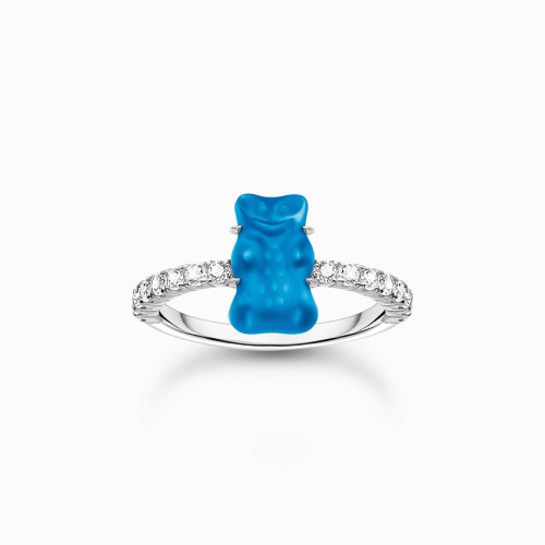 Anillo Thomas Sabo x Haribo osito azul mini