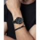 Pulsera para hombre Viceroy de acero y piel 75379P01010