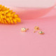 Pendientes de Bebé con Elefante y Circonita en Oro Amarillo de 18 Quilates Pendientes de Bebé con Elefante y Circonita en Oro Amarillo de 18 Quilates